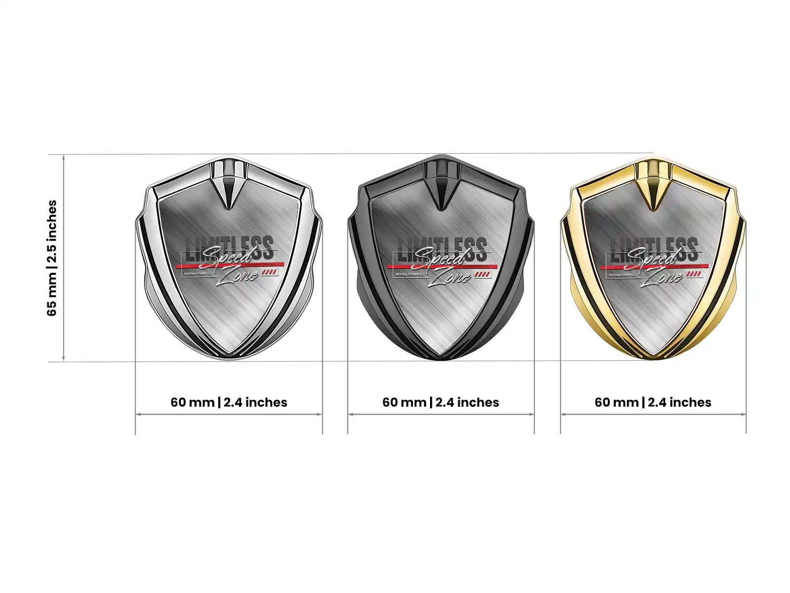 3d Silicone Badge Modern Look High-End 3D